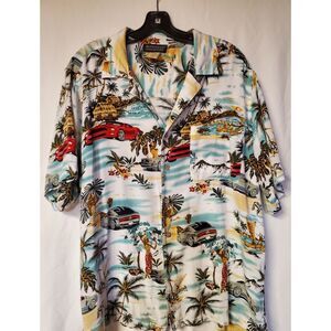 Mustang Core Aloha Shirt by Montage Collection Men's Size Large